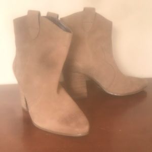 Suede booties